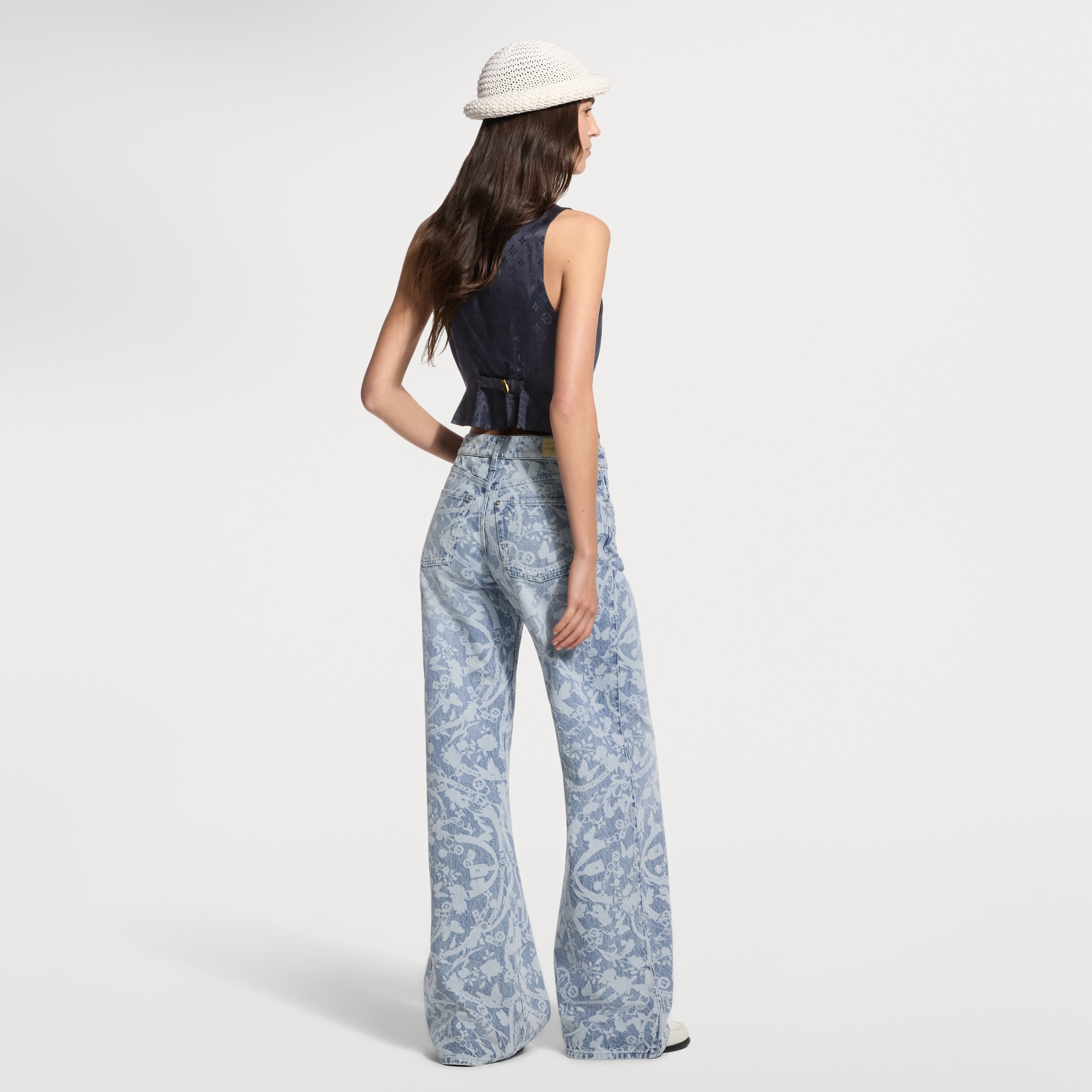 Asymmetrical Bib Pinstriped Top - Women - Ready-to-Wear | LOUIS